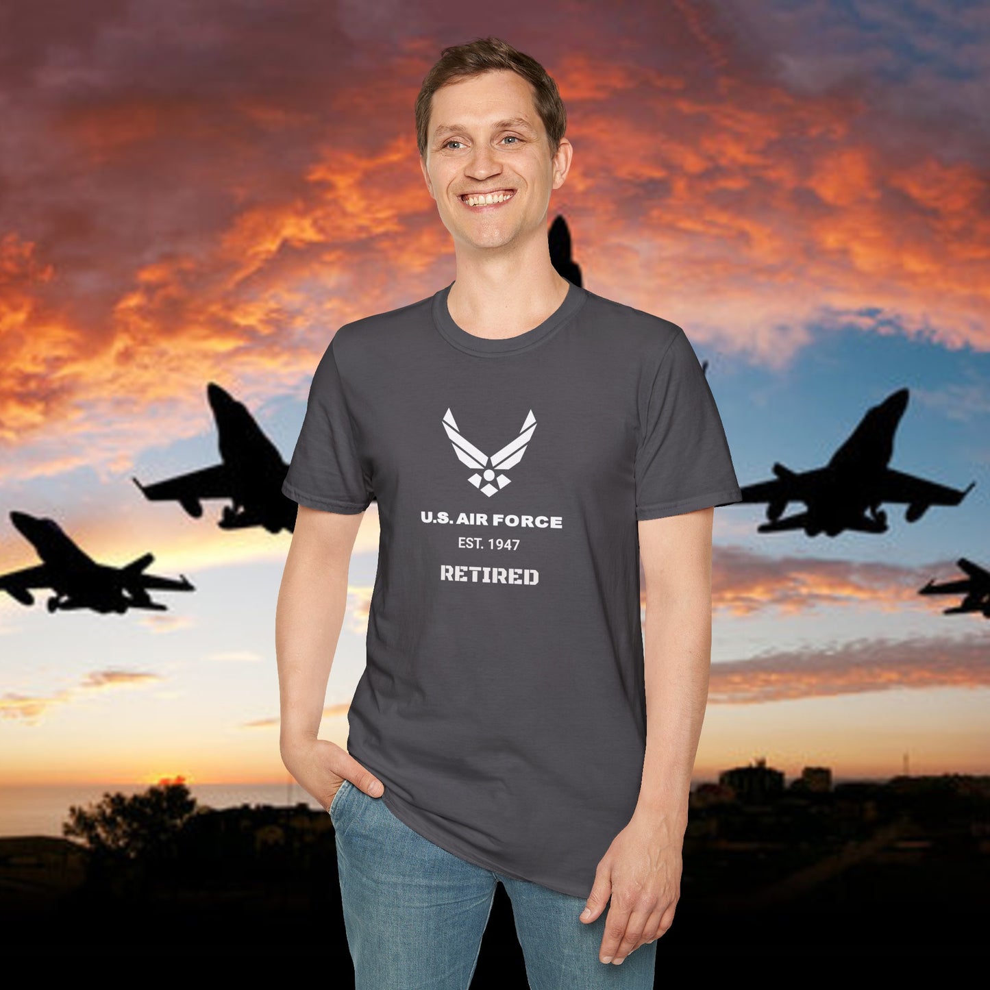 "Retired" Air Force Tee