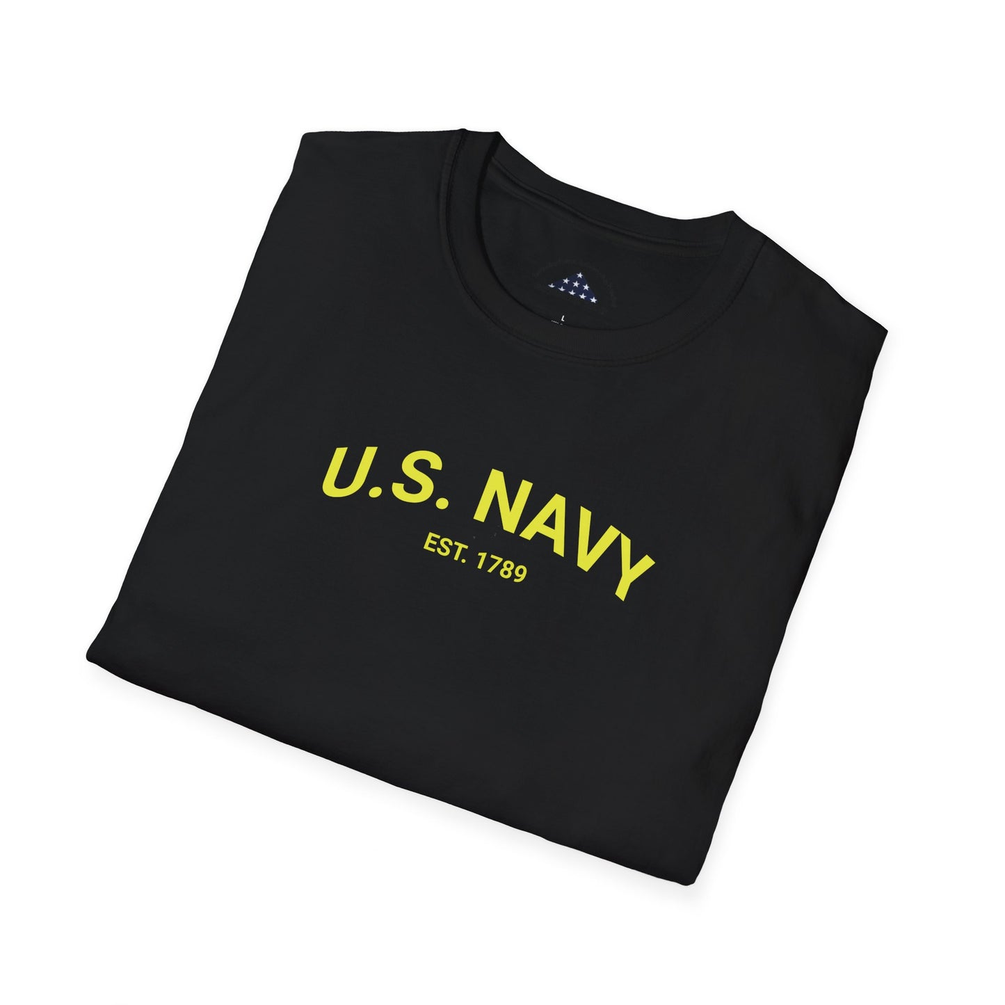 Classic Navy Tee - Yellow