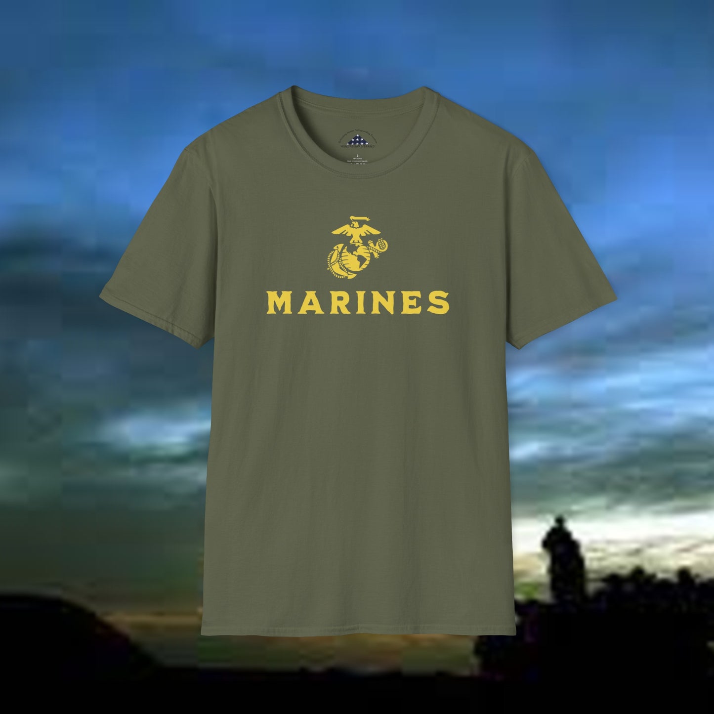 Classic Marines Tee Gold