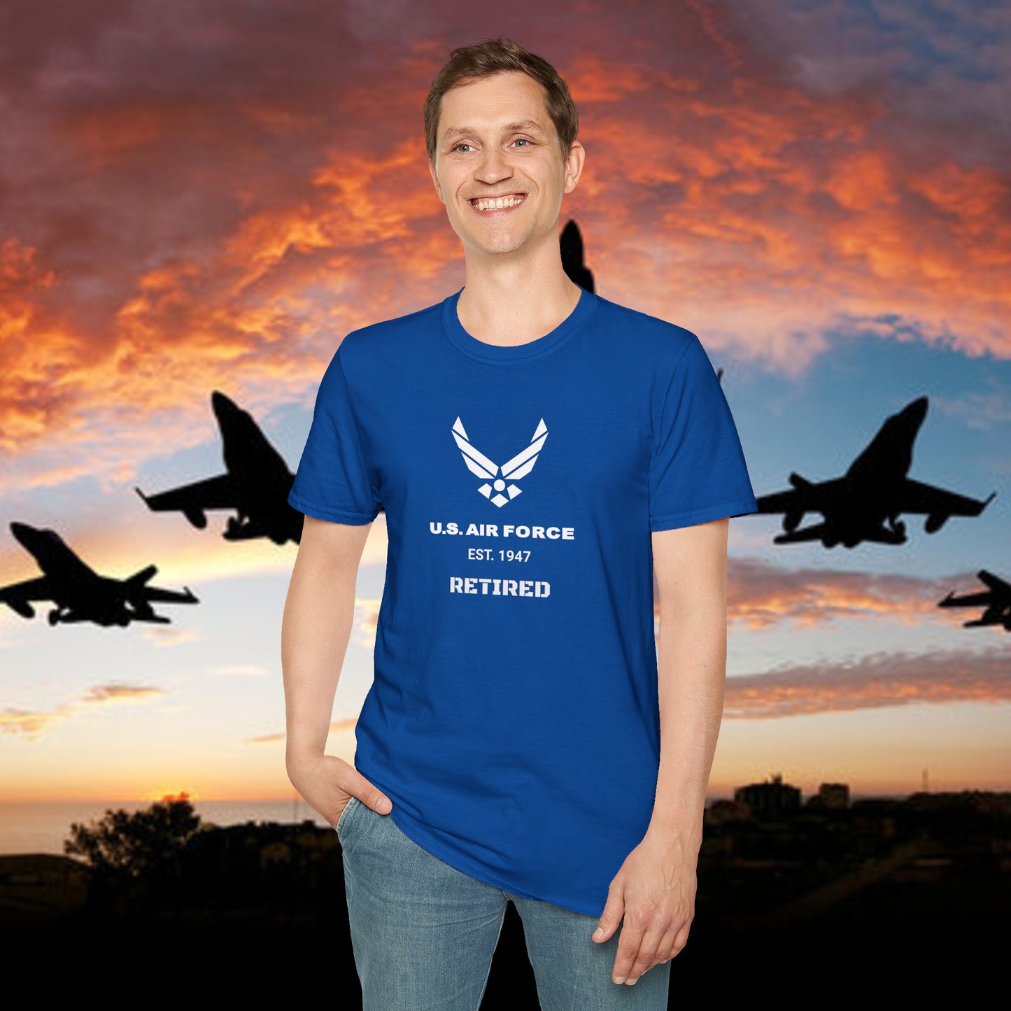 "Retired" Air Force Tee