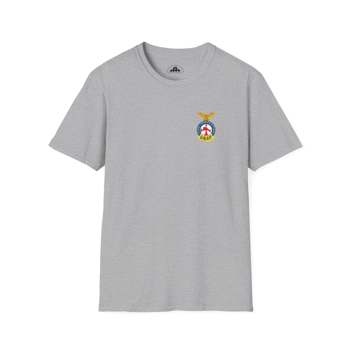 US Air Force Firefighter Tee with Badge