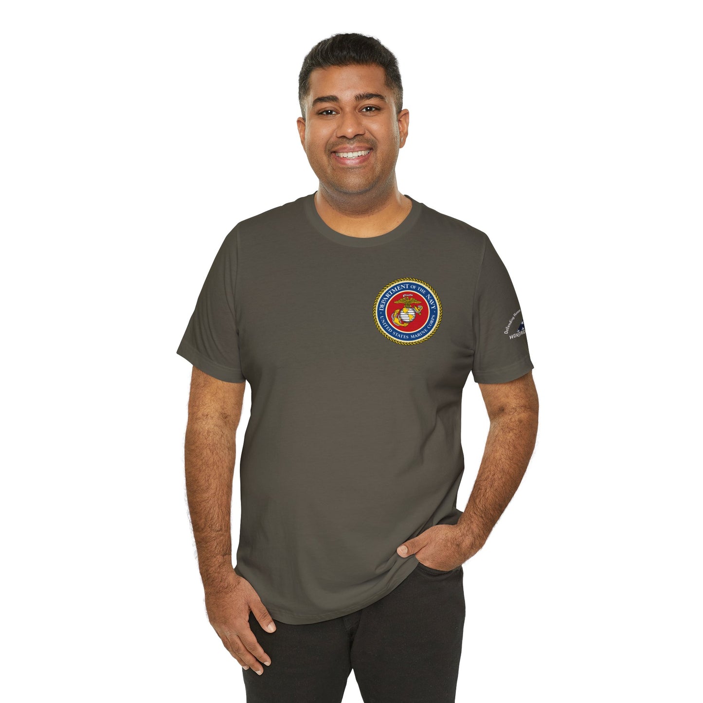 Honoring Heroes: Marine Corps T-Shirt Commemorating the Flag Raising on Iwo Jima