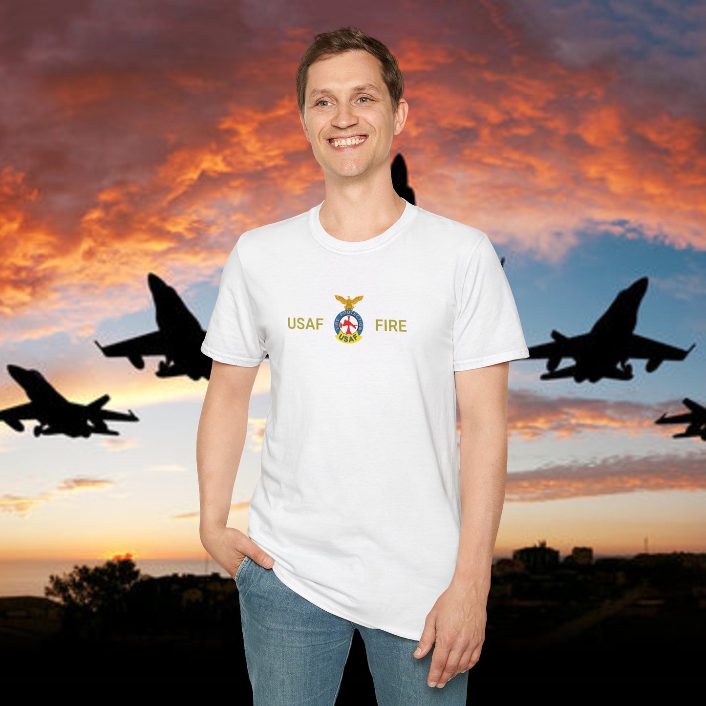 US Air Force  Firefighter Tee