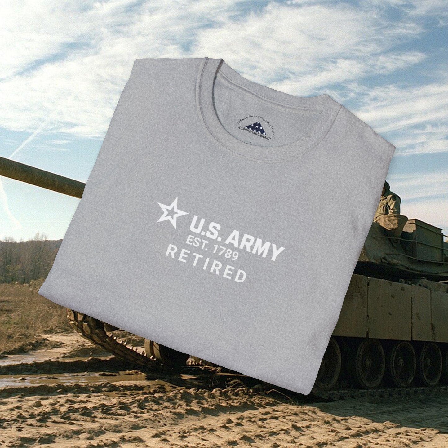 "Retired"  Army Tee