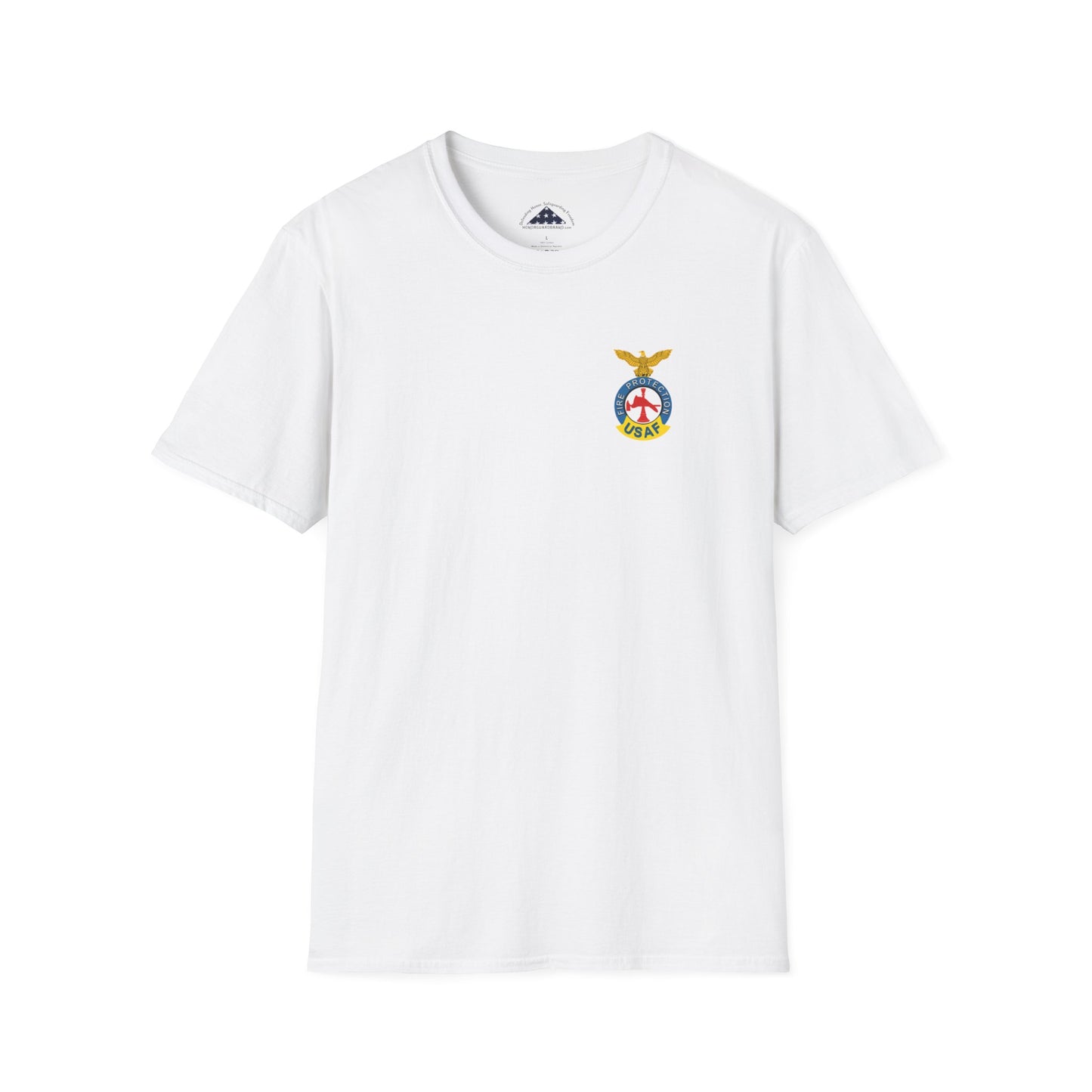 US Air Force Firefighter Tee with Badge