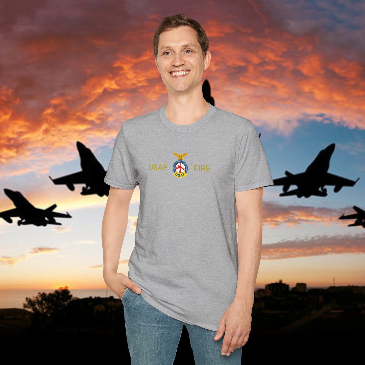 US Air Force  Firefighter Tee