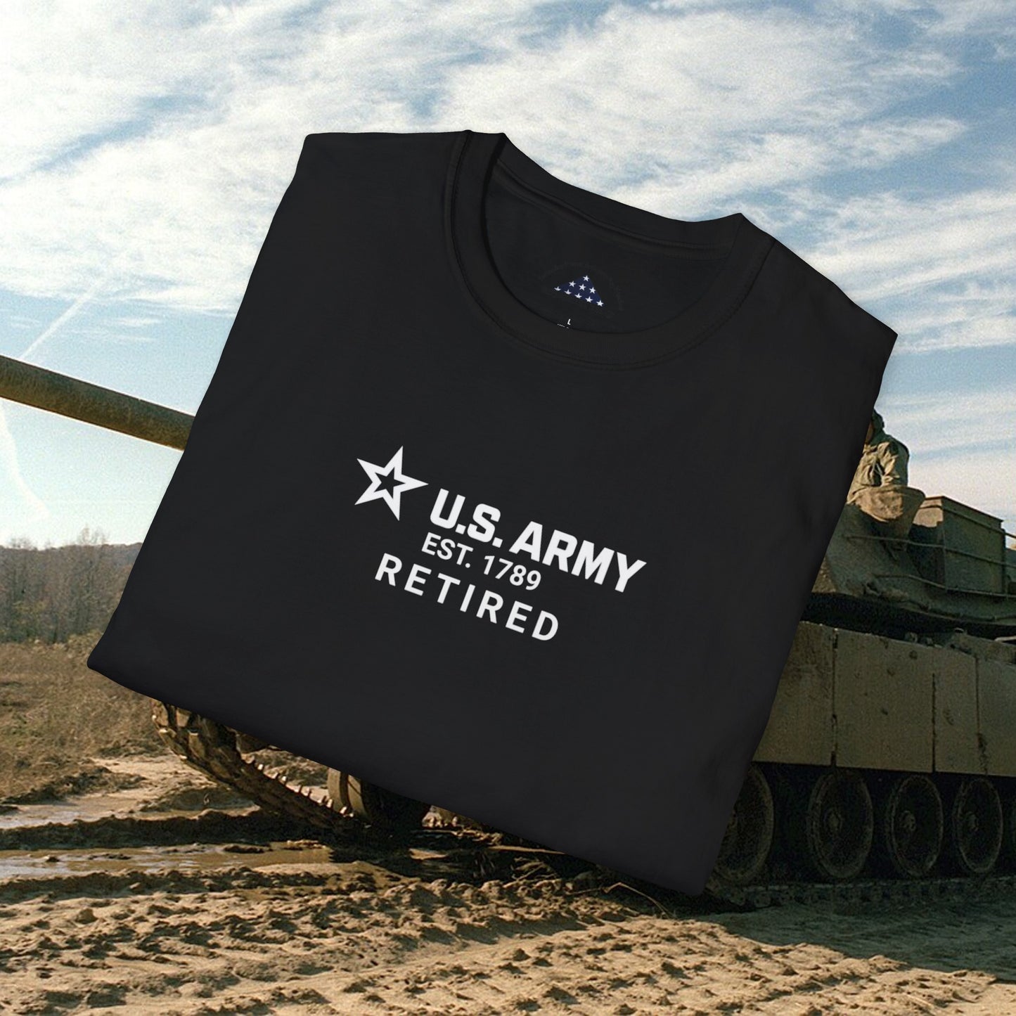 "Retired"  Army Tee