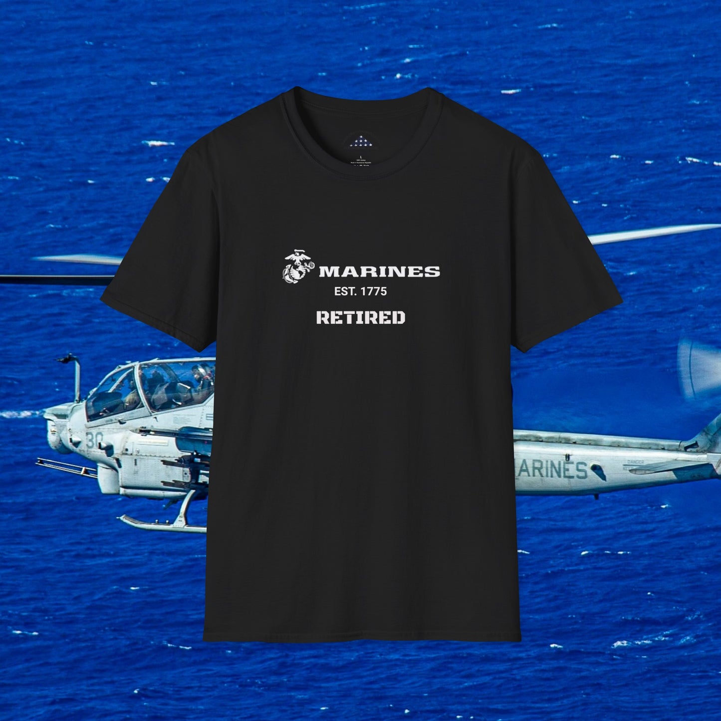 "Retired"  Marines Tee