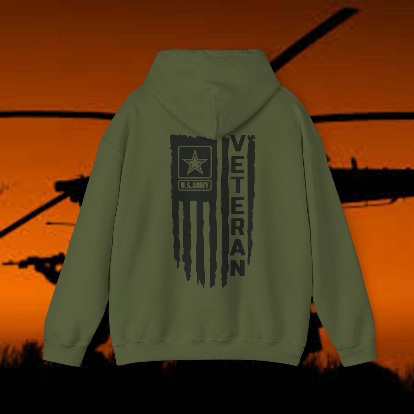 Army Veteran Hooded Sweatshirt