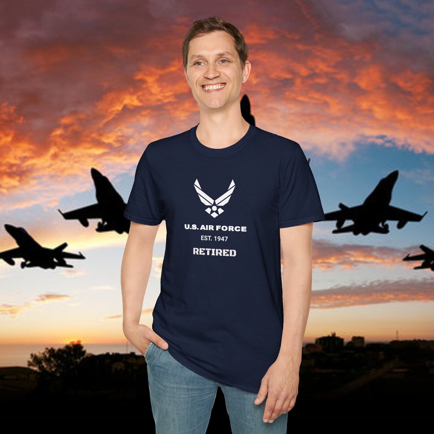 "Retired" Air Force Tee