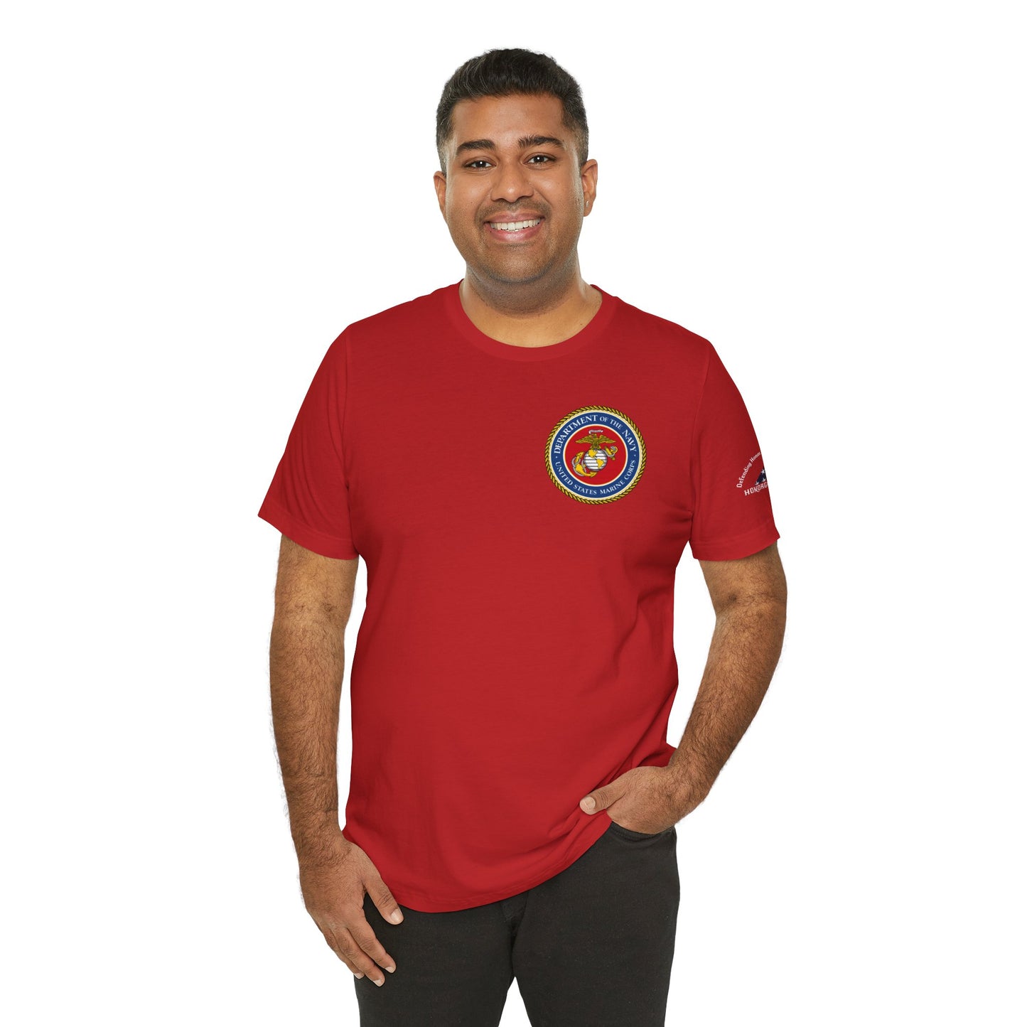 Honoring Heroes: Marine Corps T-Shirt Commemorating the Flag Raising on Iwo Jima