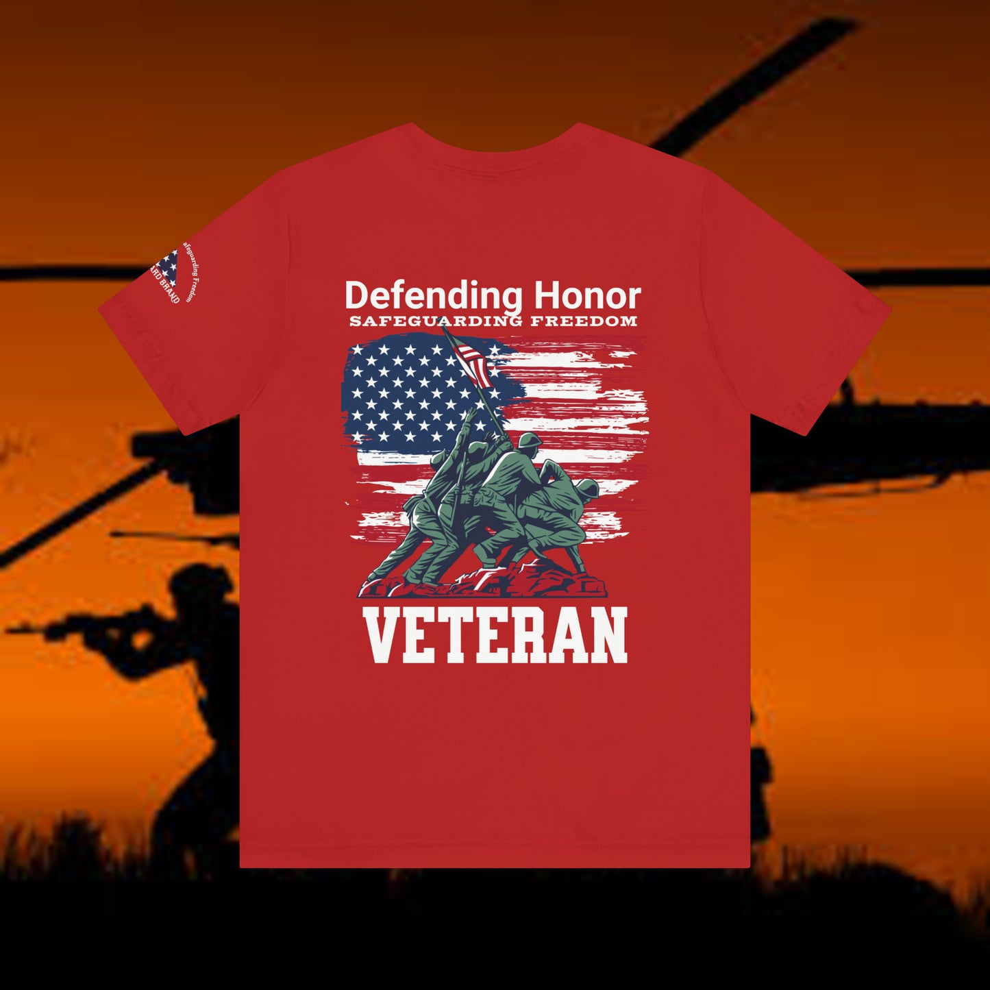 Honoring Heroes: Marine Corps T-Shirt Commemorating the Flag Raising on Iwo Jima