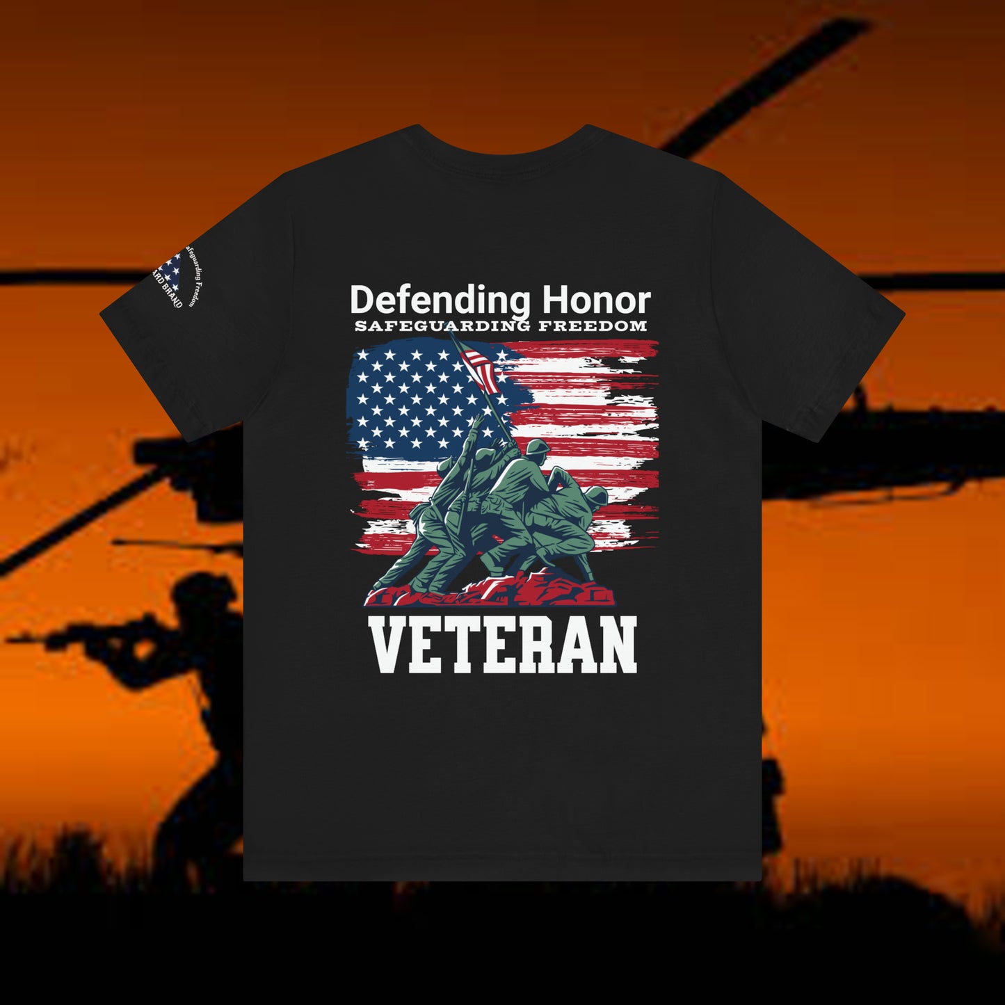 Honoring Heroes: Marine Corps T-Shirt Commemorating the Flag Raising on Iwo Jima