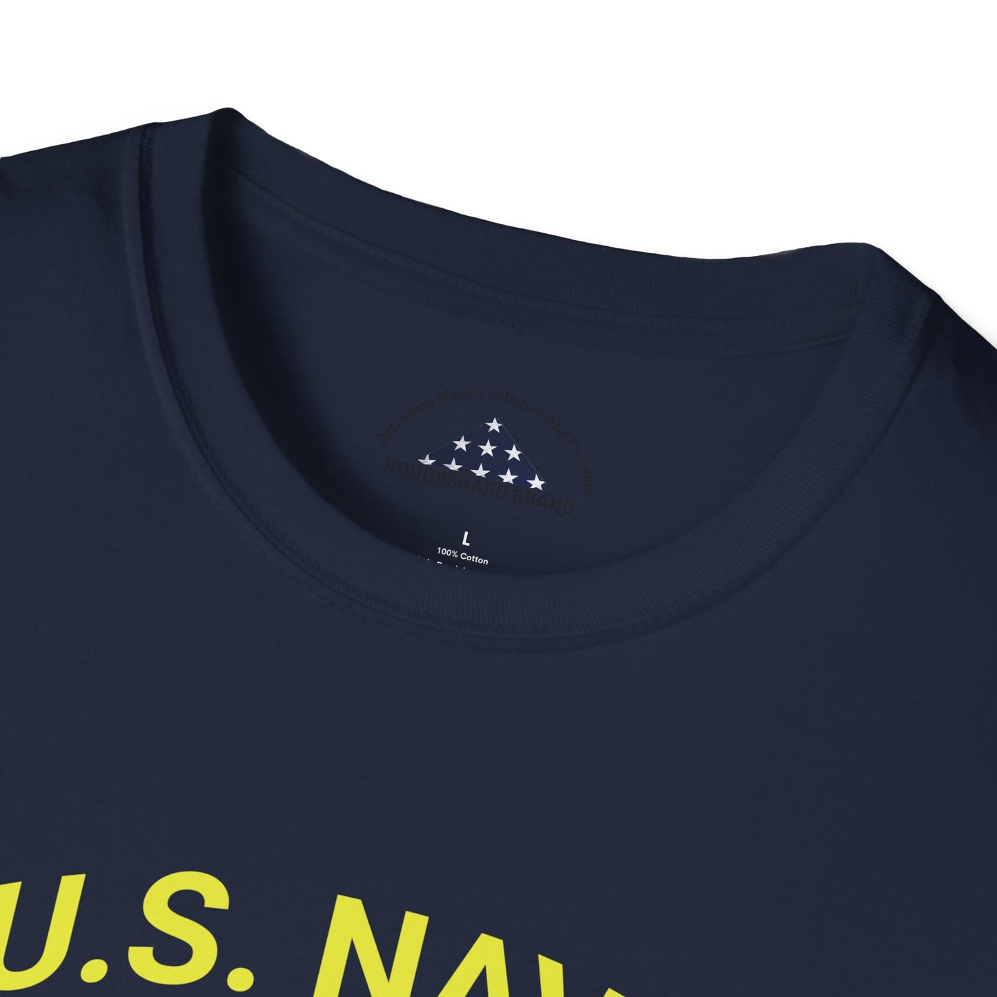 Classic Navy Tee - Yellow