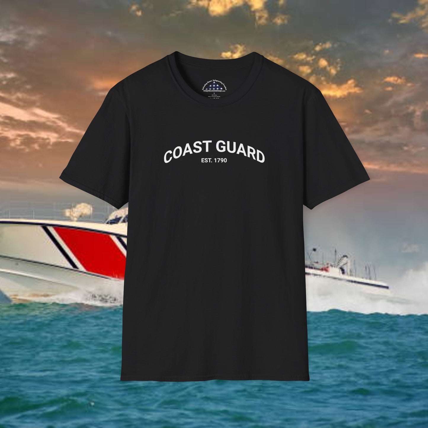 Classic Coast Guard Tee - White