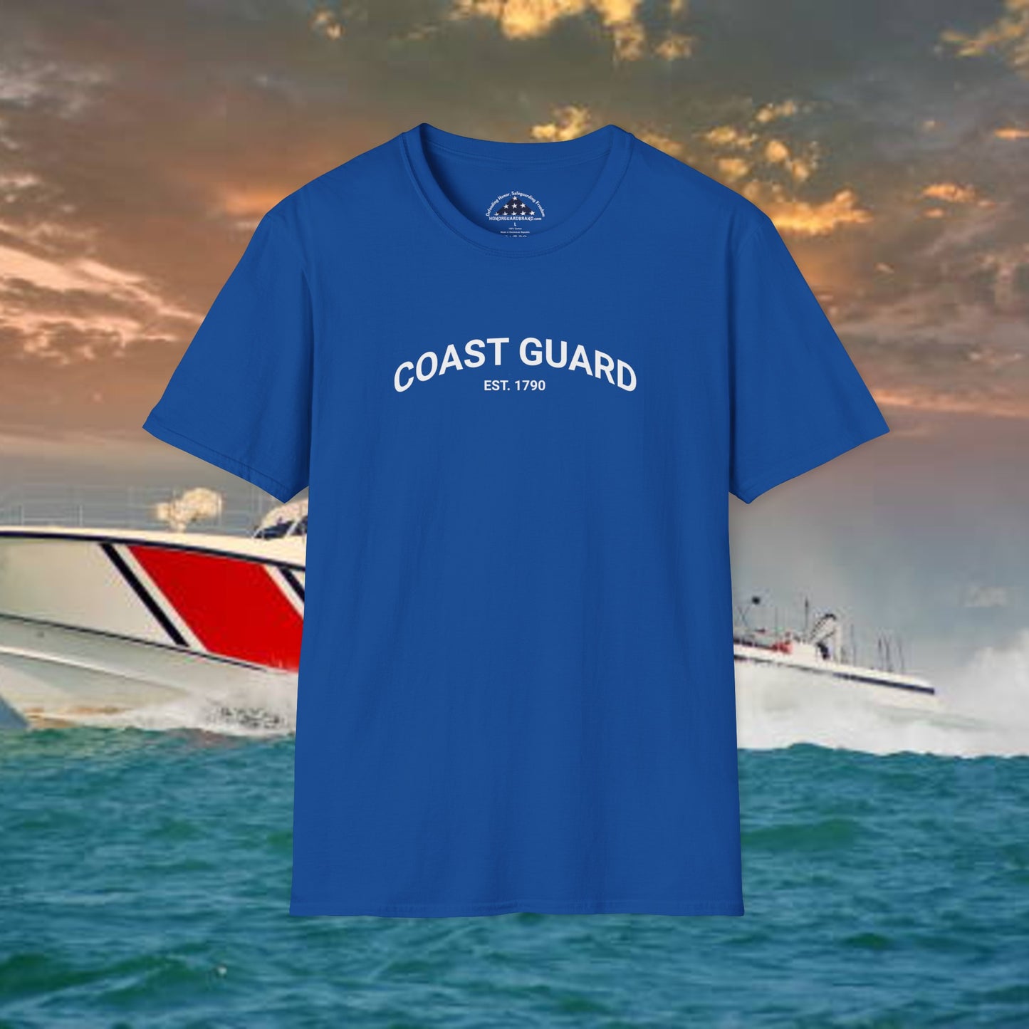 Classic Coast Guard Tee - White