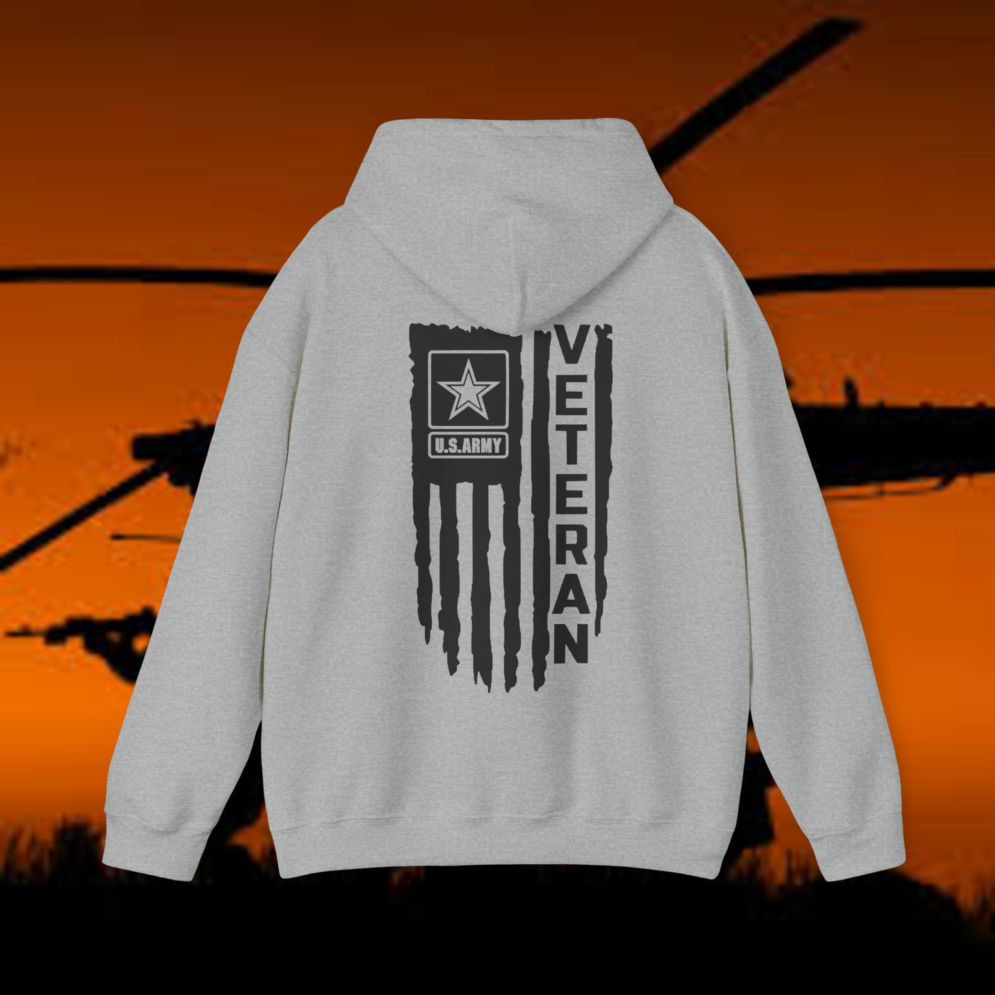 Army Veteran Hooded Sweatshirt